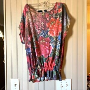 Westbound Multicolor Floral Blouse size medium